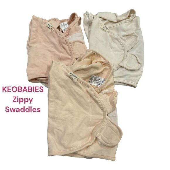 Keobabies KEOBABIES zippy swaddles 3. Lot bundle new never worn just washed - Picture 1 of 9